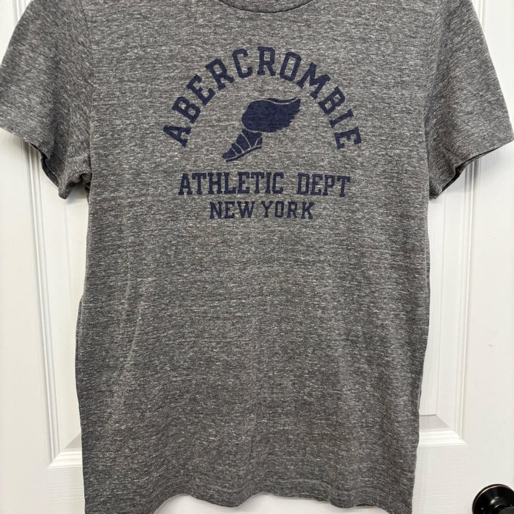 Gray Athletic Dept Graphic Tee | Abercrombie L - Picture 4 of 9
